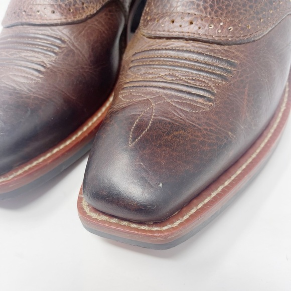 Arita heritage roughstock brown roper western cowboy boot #1000227 men’s 8.5D - Picture 5 of 13